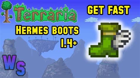 terraria craft hermes boots|Terraria seeds with Hermes boots.